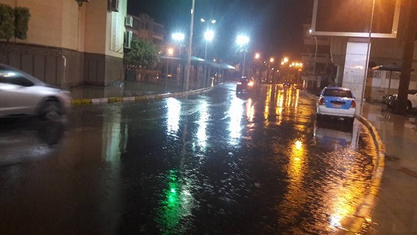 أمطار غزيرة بكفر الشيخ