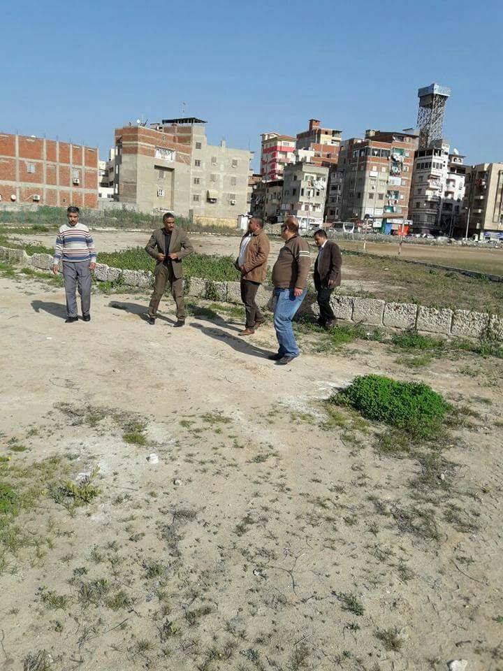 لجنة من وزارة الشباب والرياضة تعاين ستاد دمياط تمهيدا لبدء أعمال تطويره