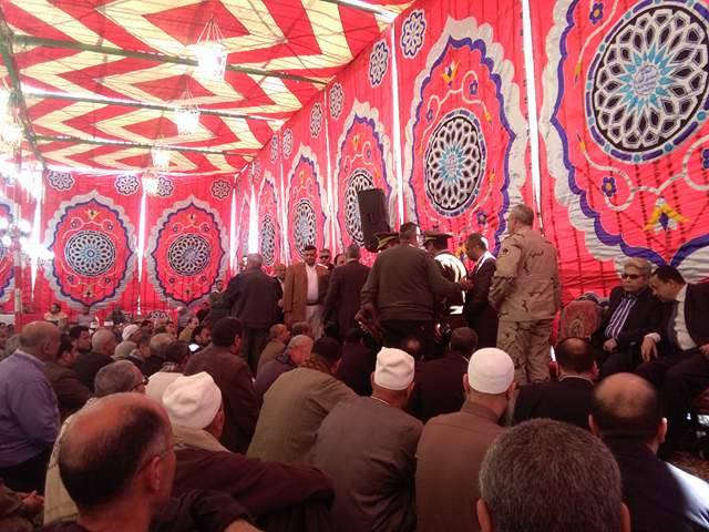 وصول جثمان شهيد الواجب ملازم أول شادى العاصى لمسقط راسة بسندسيس