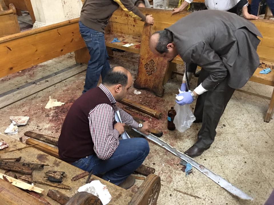 وزارة الداخلية تعلن عن منفذ إنفجار الكنيسة “المرقسية” بالاسكندرية