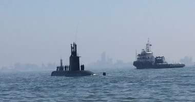 مصر تستقبل احدث القطع البحرية الغواصة 41 تابت 209 القادمة من المانيا