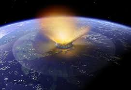 مذنب ضرب الارض