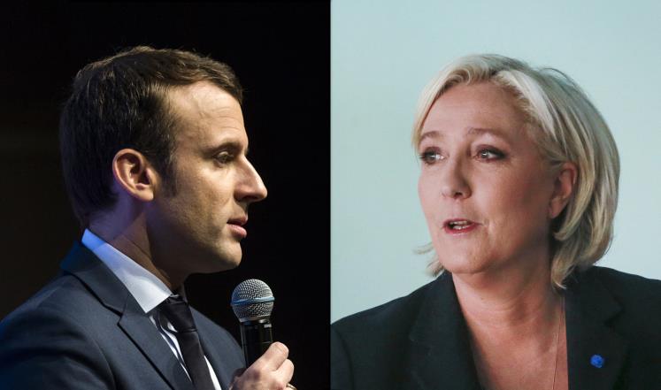 “ماكرون ولوبان” فى أتجاهين متضادين..