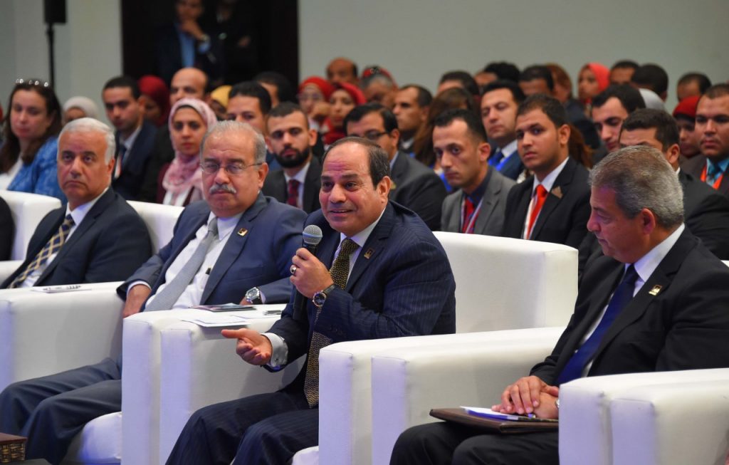 إفتتاح فعاليات مؤتمر الشباب بالإسماعيلية