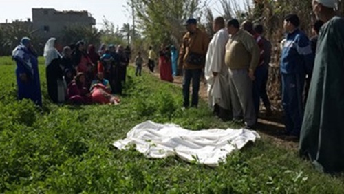 العثور على جثة فتاة مذبوحة في زراعات قرية بالغربية
