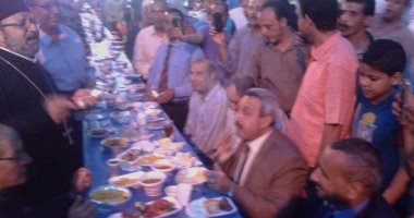 اضخم مائدة لإفطار 3 الاف شخص بدمياط