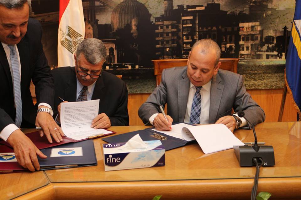 محافظ دمياط يوقع مع وزارة الانتاج الحربي بروتوكول انشاء منظومة امنية متكاملة لمراقبة الشوارع و المنشأت الحيوية بأحدث النظم العالمية