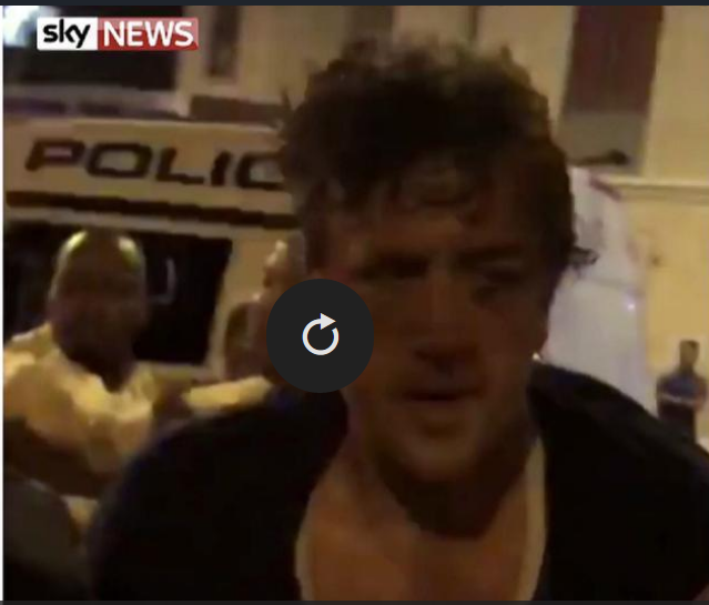 لحظة القبض علي منفذ هجوم مسجد لندن (فيديو)