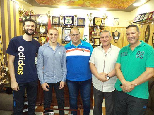 رياضيين نادى 23 يوليو يحتفلون بنجل رئيس مجلس الأدارة بتفوقة فى الثانوية العامة