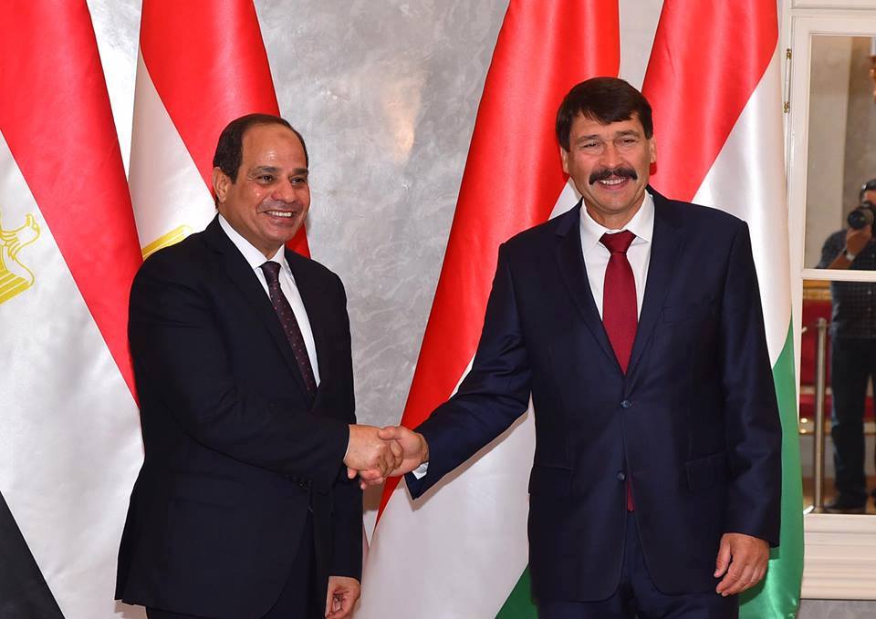 رئيس جمهورية المجر يانوش أدار يشيد بدور مصر فى الشرق الأوسط