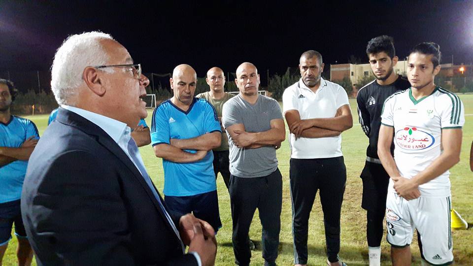 محافظ بورسعيد للاعبى المصرى انتم فخر لبورسعيد والعميد أفضل مدرب مصرى