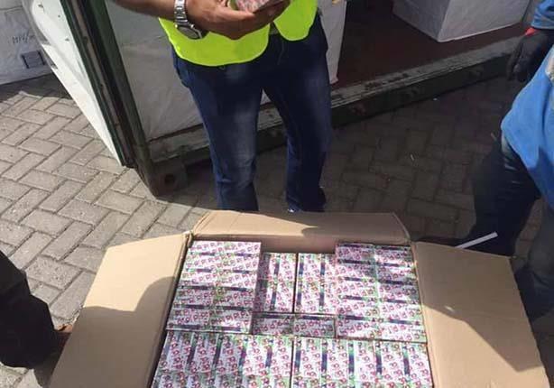 ضبط 6 ملايين قرص مخدر في ميناء دمياط قبل تهريبها