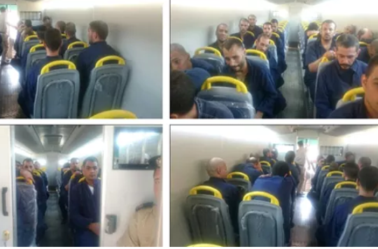 الداخليه تنقل أول دفعه من السجناء بسيارات مكيفه.. وتؤكد “نحترم حقوق الإنسان”