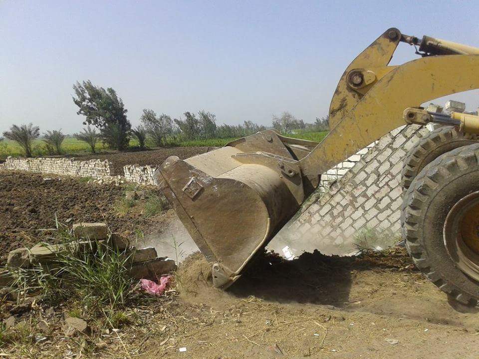 محافظ الدقهلية : إزالة ٤١ حالة تعدي على أرض زراعية بمركز السنبلاوين