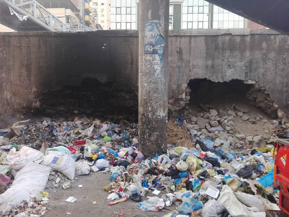 بالصور..محطة قطار العصافرة شبح يهدد حياه الأهالى