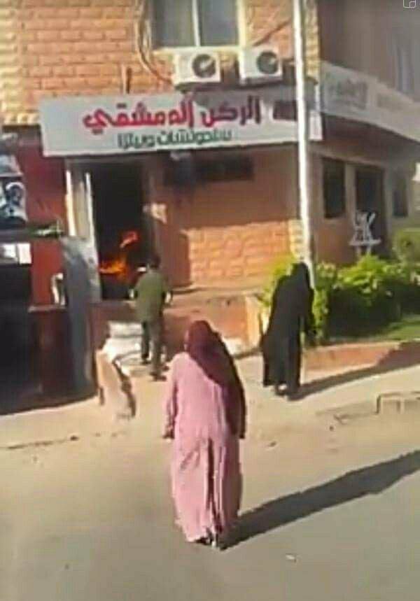 بالصور..العناية الاّلهية تنقذ اطفال الحضانات فى حريق مطعم الدمشقى ببرج العرب