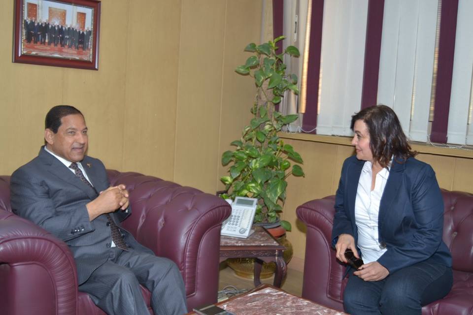 صقر الغربية يستقبل منى محرز نائب وزير الزراعة لمناقشة المشروع القومى للبتلو