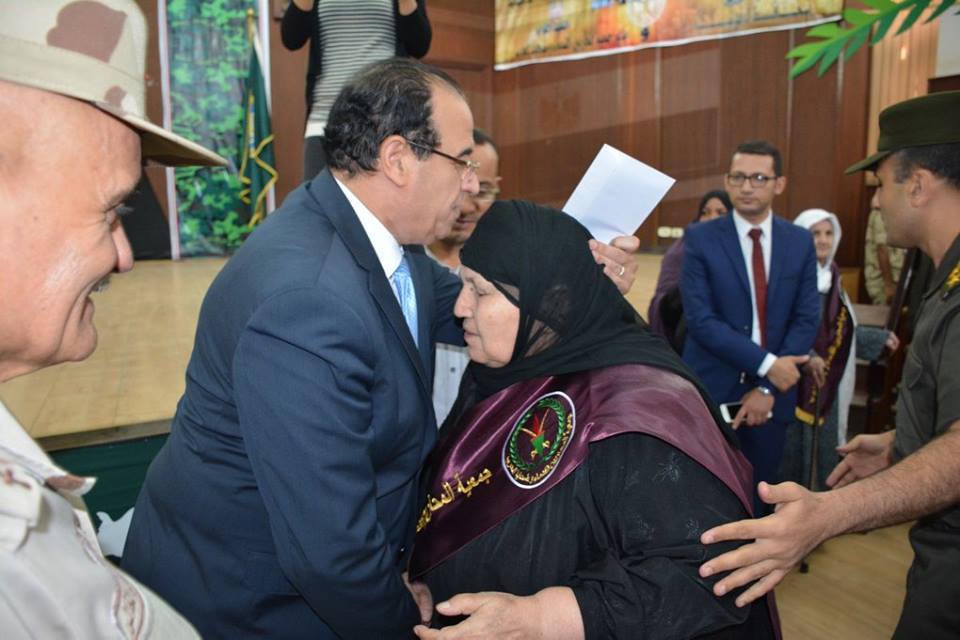 الشعراوي : تضحيات المصابين بأجزاء من أجسادهم نموج مشرف للصبر والصمود أمام شباب مصر