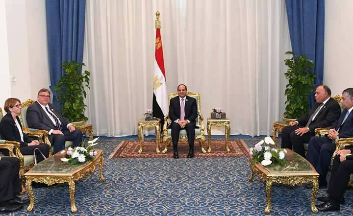 وزير خارجية فنلندا:منتدى شباب العالم بشرم الشيخ حقق هدفه ولابد من التعاون المصرى فى شتى المجالات.