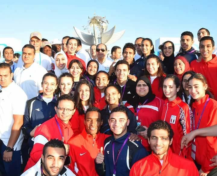 السيسى يقود مارثون السلام العالمى وشباب العالم تحيا مصر