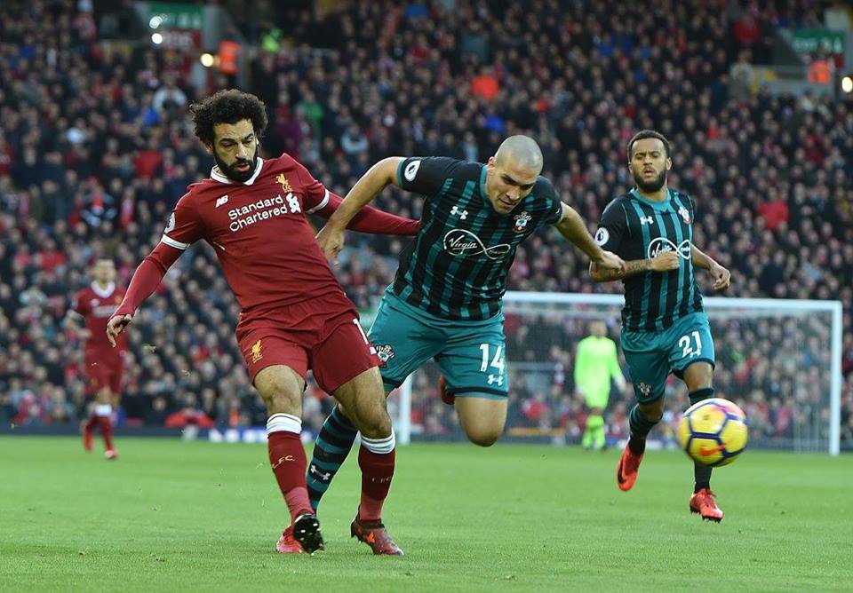 ليفربول يفوز علي ساوثامبتون بثلاثية.