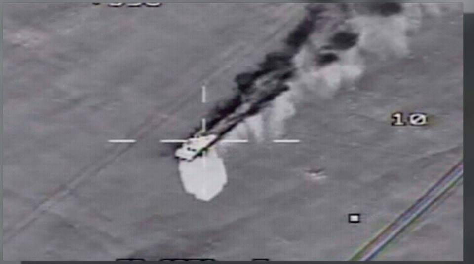 القوات الجوية تحبط محاولة جديدة لإختراق الحدود الغربية وتدمير (10) سيارات دفع الرباعى محملة بالذخائر والأسلحة