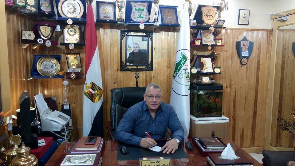 ” اسلام سليمان “رئيس نادى 23 يوليو ينعي شهداء مسجد الروضة بالعريش