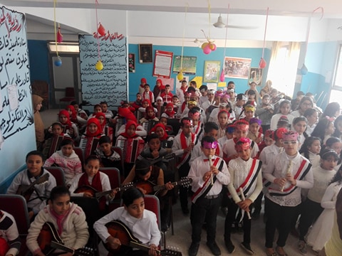 “بالفيديو” إدارة السنطة التعليمية تنظم مسابقة التقييم الشتوى للتربية الموسيقية