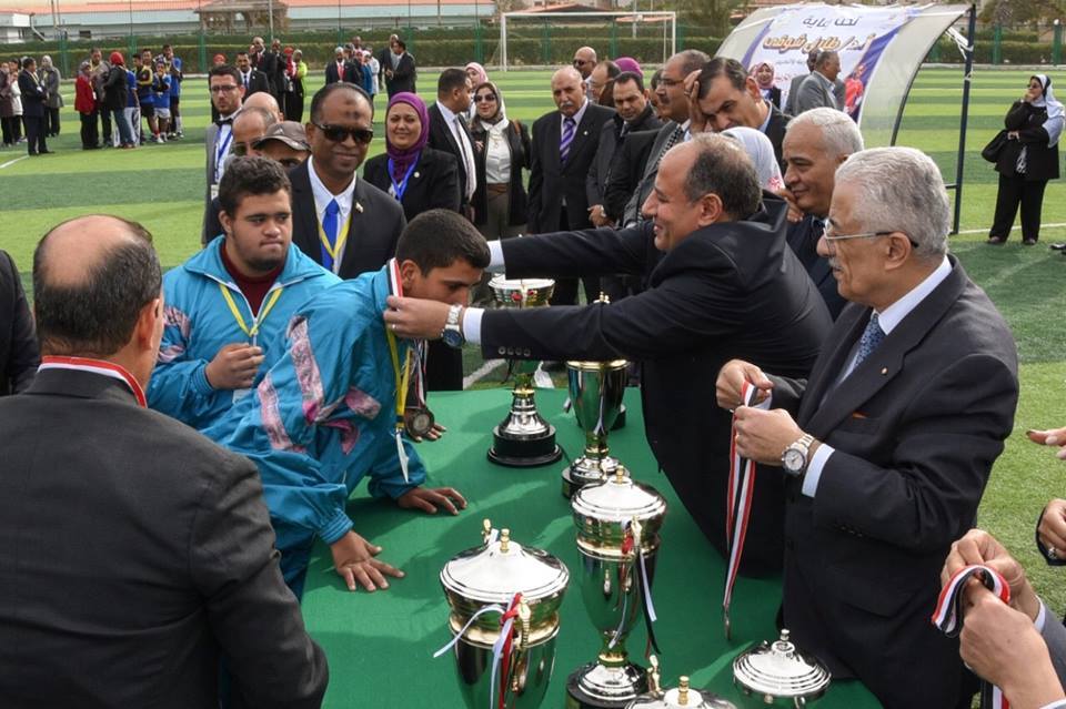 بالصور .. «شوقى» و «سلطان » يقدّمان الدعم الكامل للنهوض بمستوي ذوي الإحتياجات الخاصة