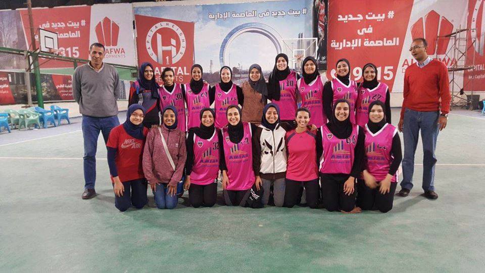 لاعبات سلة بلدية المحلة يسعين الى الدورى الممتاز وهناء عبدالحليم كابتن الفريق الصعود هدفنا وتعظيم سلام للاعبات