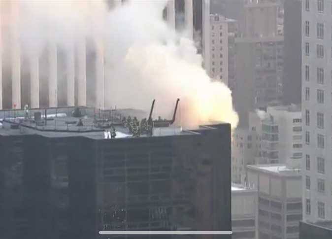 حريق يلتهم مكتب ترامب بنيويورك.