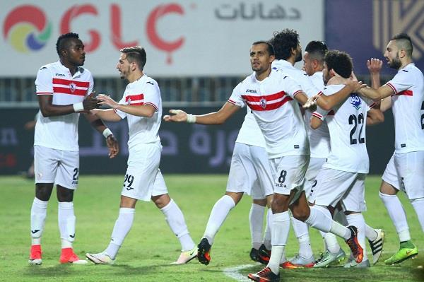الزمالك يضرب بتروجيت بثلاثية ويقترب من المركز “الثاني”