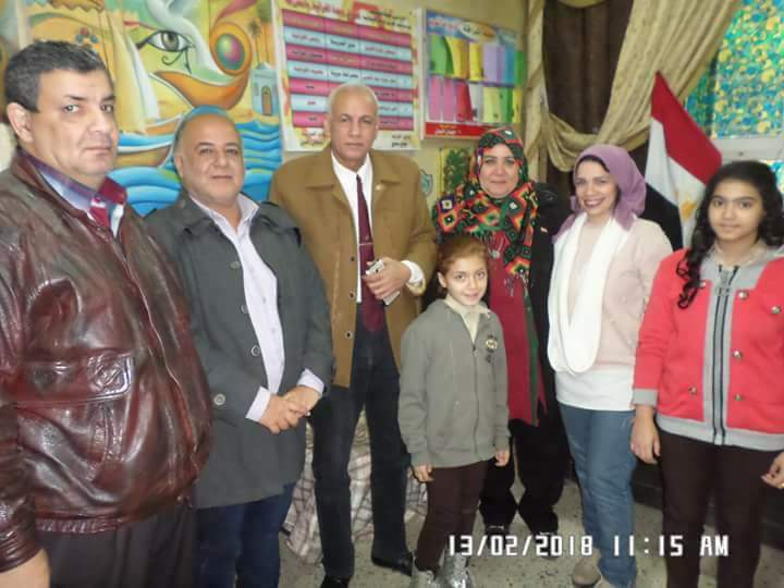 شكر واجب لمدير إدراة شرق طنطا التعليمية