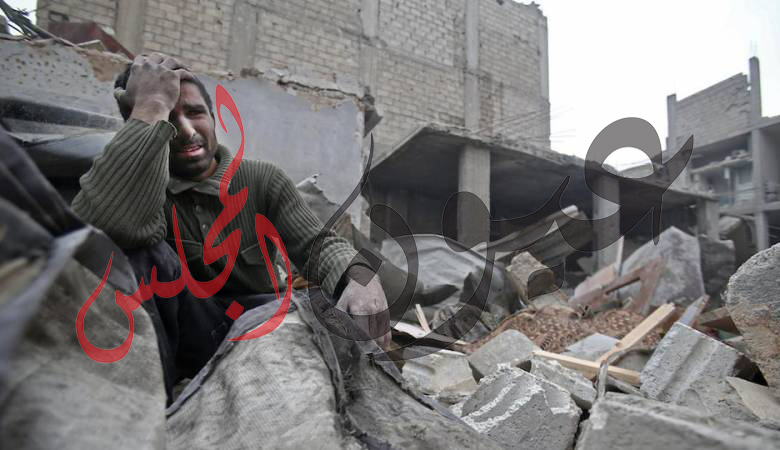 تواصل قوات النظام السورى القصف على الغوطة الشرقية ..