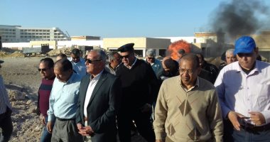 محافظ السويس يأمر بإصلاح خط الغاز بجبل الجلالة.