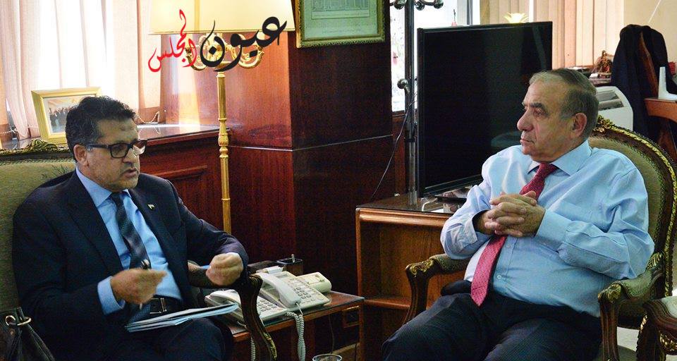 الحديدى يستقبل وفد مؤسسة تروس مصر للتنمية