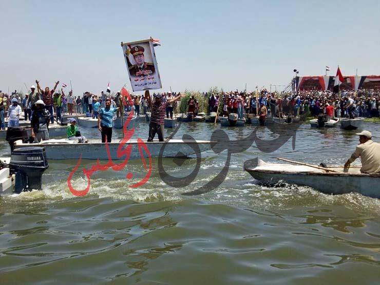 إستعادة 1332 متر مربع على شاطئ بحيرة المنزلة