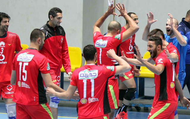 الأهلى بطلاً لدوري الكرة الطائرة رجال