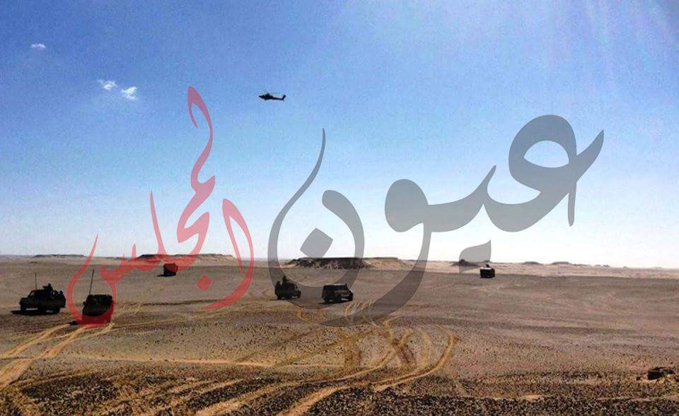 عاجل….الجيش المصرى يسيطر على الصحراء الغربية ..