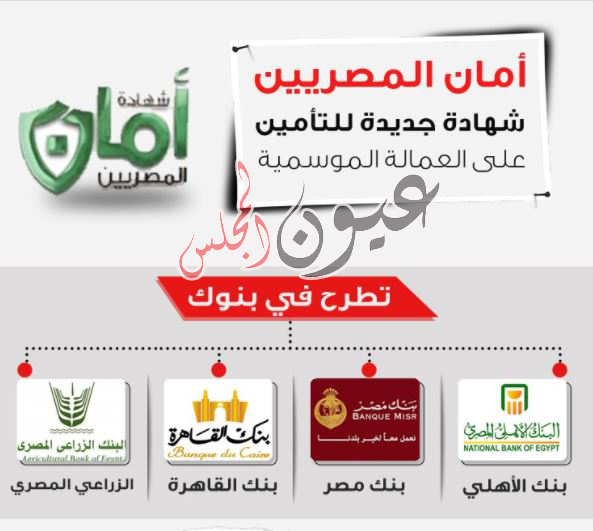 إرتفاع شراء شهادات أمان المصريين بـ بنك مصر والأهلى