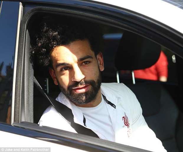 محمد صلاح جهاز لمواجهة إيفرتون بالدوري.