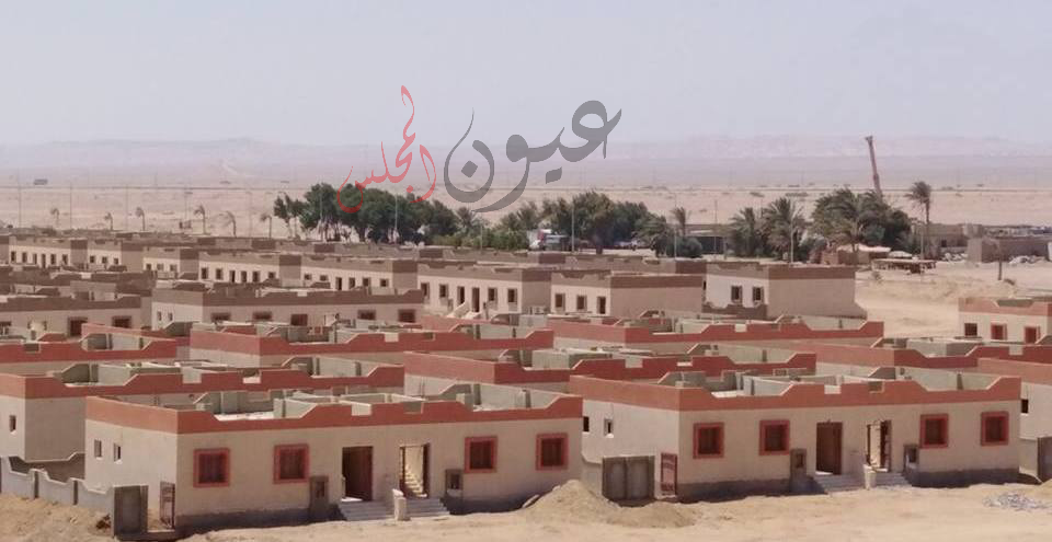 بالصور .. متابعة الأعمال بمشروع مساكن البديلة للعشوائيات بمدينة رأس غارب