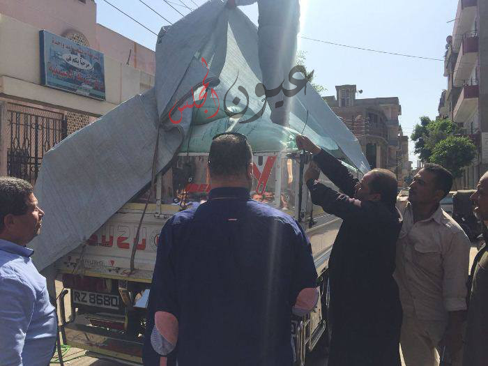 ضبط سيارة محملة بـ 7 طن دقيق بلدي مدعم قبل تهريبها وبيعها بالسوق السوداء