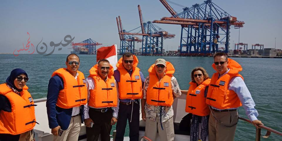 موانئ بورسعيد تستقبل وفد شركة باثفايندر الأمريكية