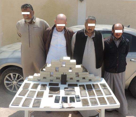 ضبط تشكيل عصابي بحوزتة 180 طربة حشيش بمطروح