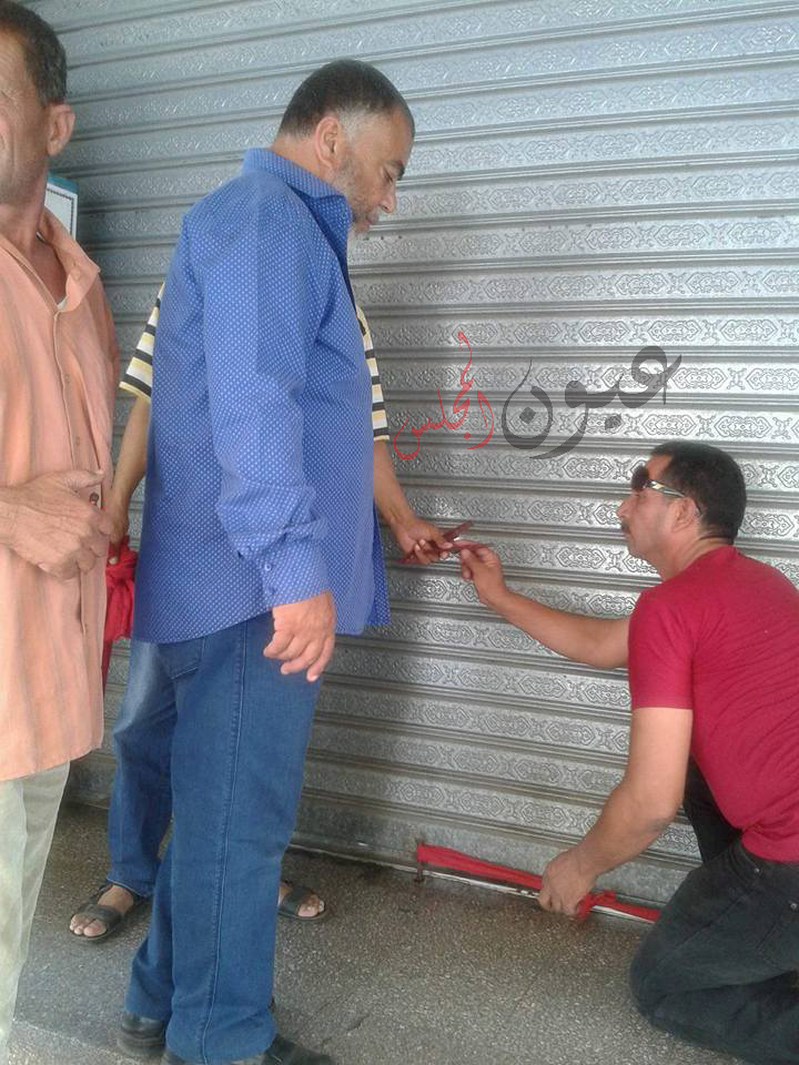 بالصور .. غلق وتشميع 7 محلات بـ حي الشرق بـ بورسعيد