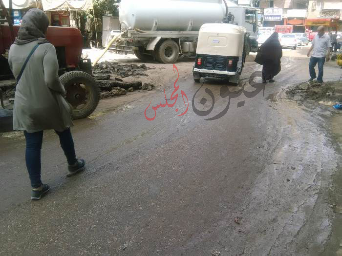 الإنتهاء من أعمال إصلاح ماسورة مياه الشرب بـ مدينة الزقازيق