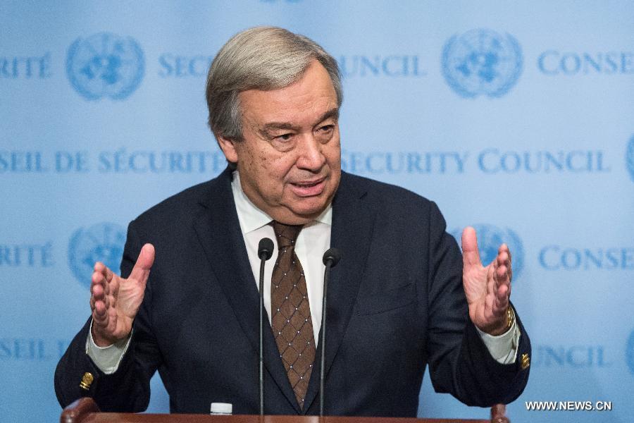 الامين العام للامم المتحده يتضامن مع بلجيكا