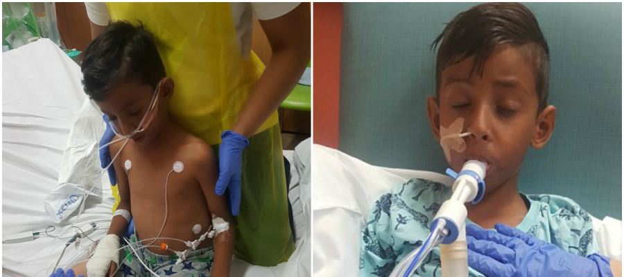 طفل (7سنوات) عربى الاصل يحمل الجنسيه البريطانيه جاء إلى مصر ليتسمم..!!