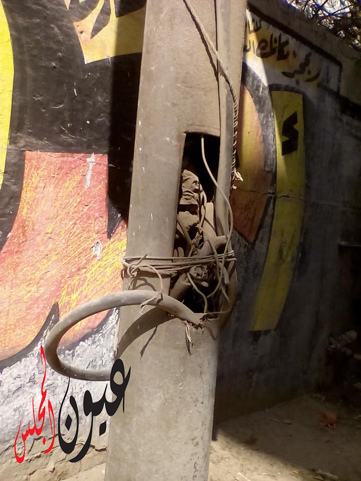 كارثة…تغطية أسلاك كهرباء مكشوفة بورق كارتون بغرب شبرا الخيمة